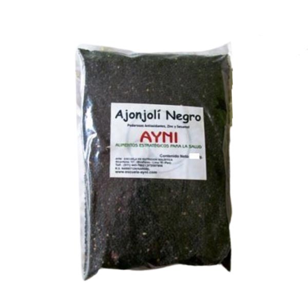 Semillas Ajonjolí tostado negro 250gr - Ayni