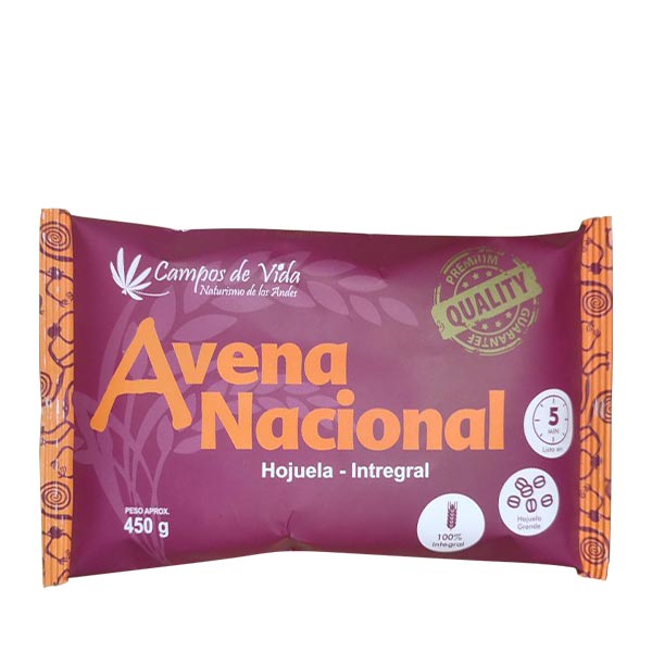 Avena nacional 450Gr. - Campos de Vida