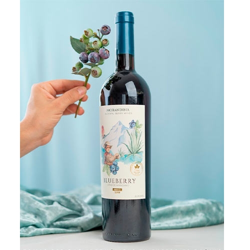 Vino de Arándanos (Seco) 750ml - Morandina