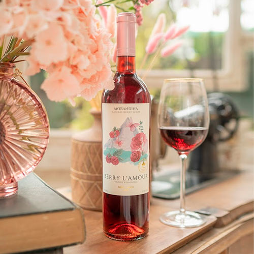 Vino de Frambueza (Semi seco) 750ml - Morandina