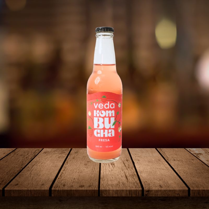 KOMBUCHA FRESA 260ML - VEDA