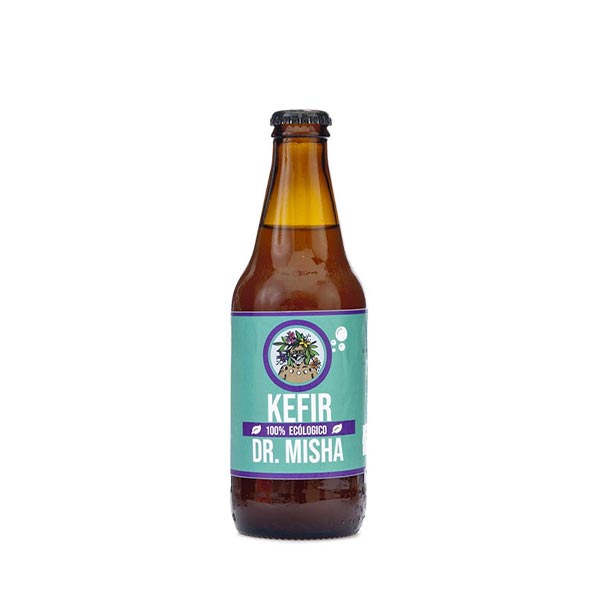 Kefir de agua Jamaica Menta 330ml - Dr Misha