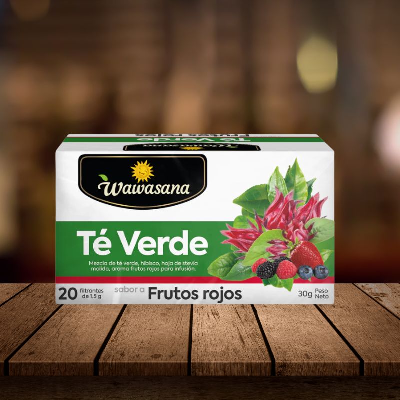 TE VERDE FRUTOS ROJOS X 20UND - WAWASANA 