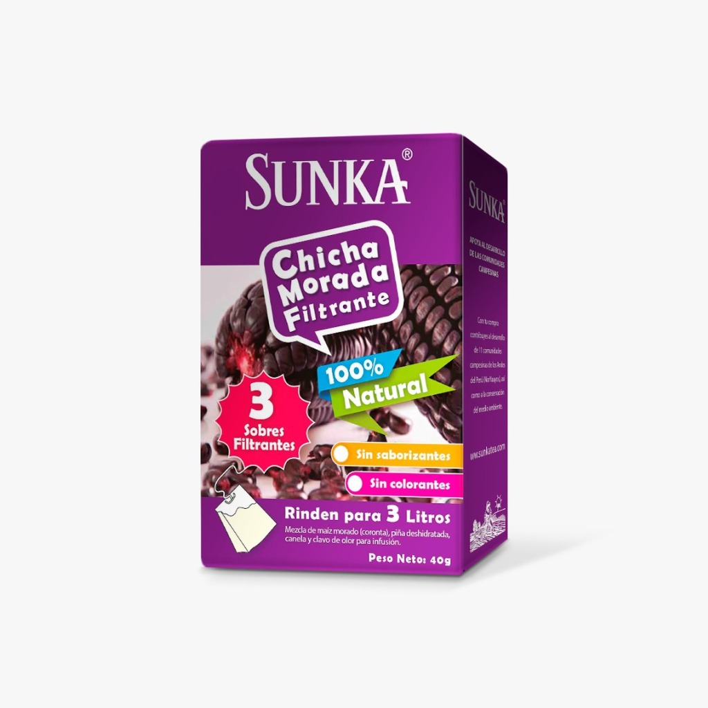 Chicha morada filtrante 40 gr - Sunka