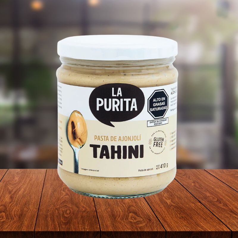 Pasta de ajonjoli tahini 410gr - La Purita