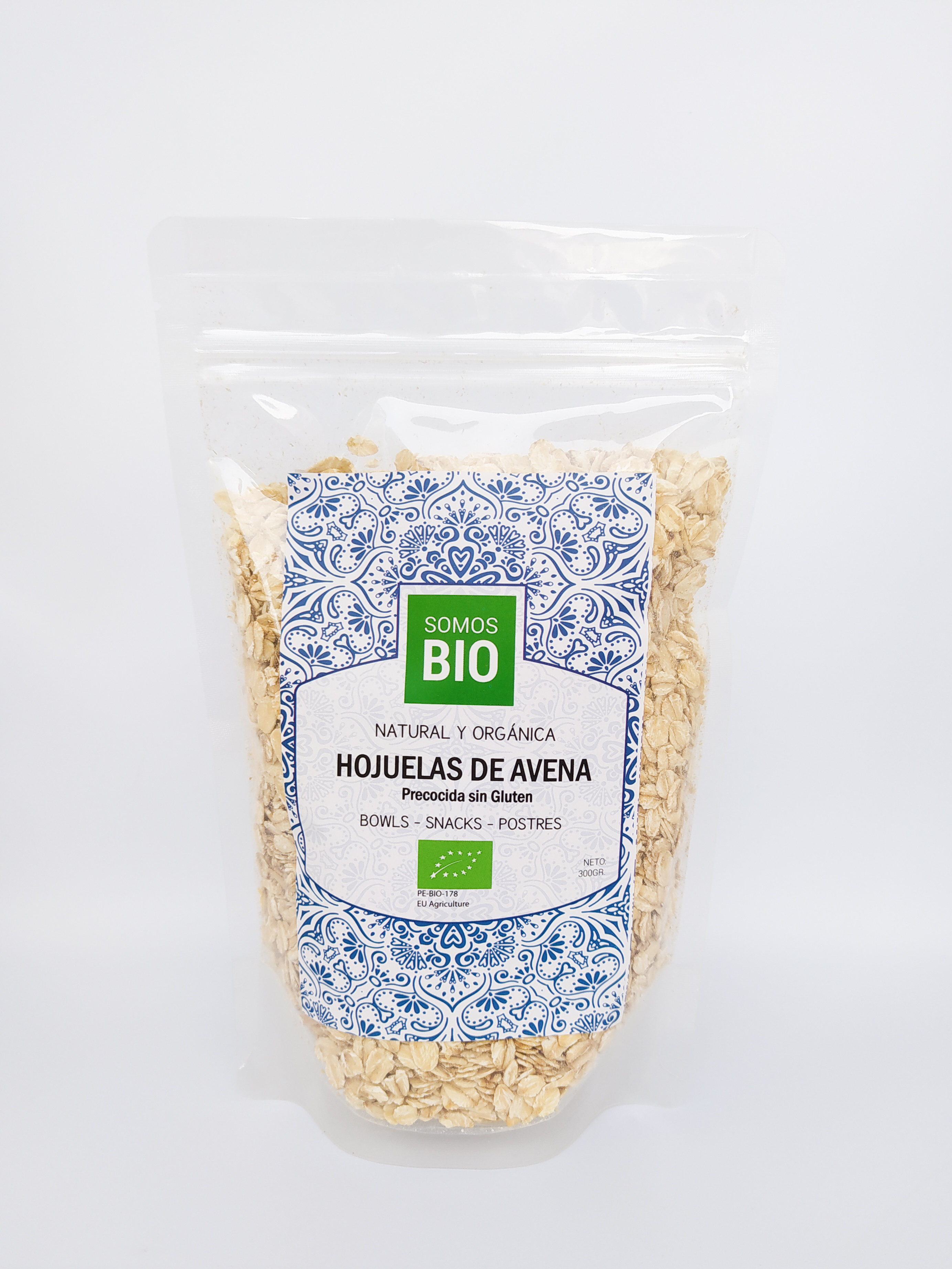 Avena hojuelas sin gluten 300gr - Natural Brands
