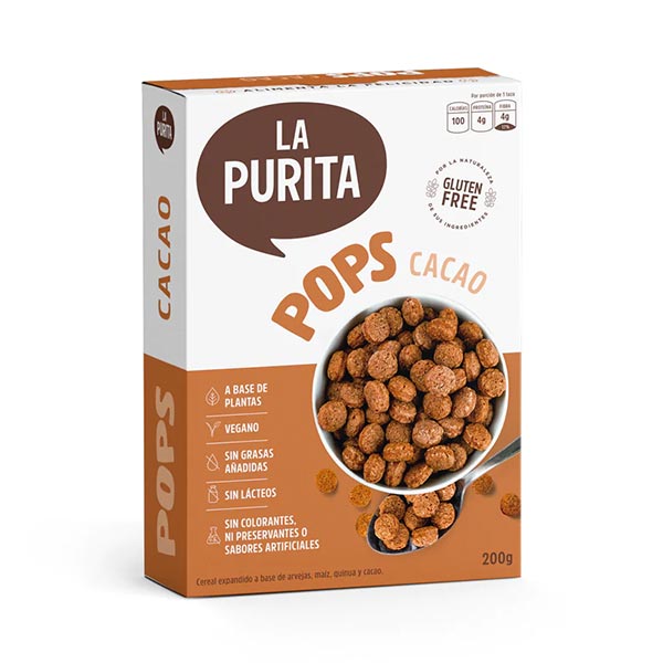Cereal cacao sin gluten 200Gr. - La Purita Verdad
