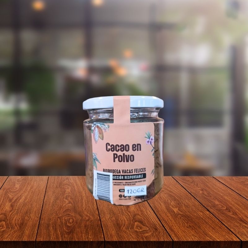 Polvo de cacao feliz 120 gr -  Vacas felices