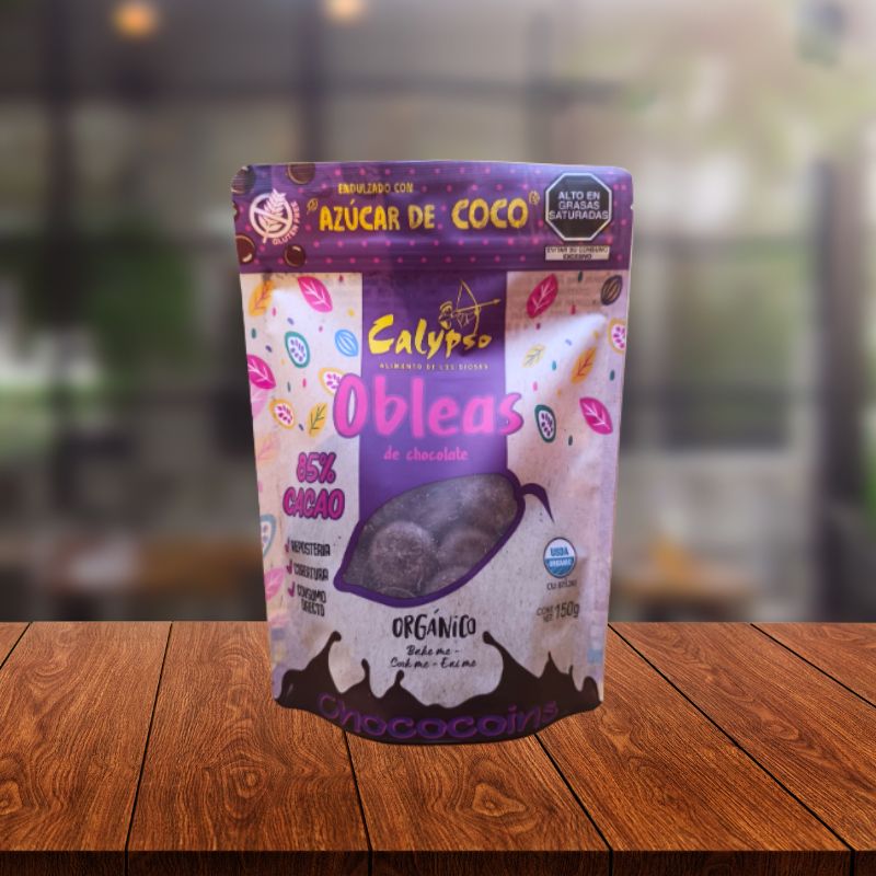 OBLEA CHOCOLATE 85% COCO - CALYPSO UND 