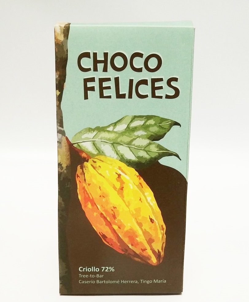 CHOCOLATE CHOCO FELICES 72% BARRA 100 GR - BB