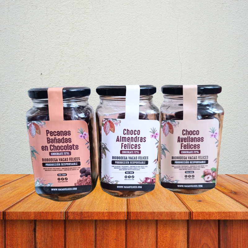 OFERTA 3x90 - Choco Felices con frutos secos 72% 200gr - BB