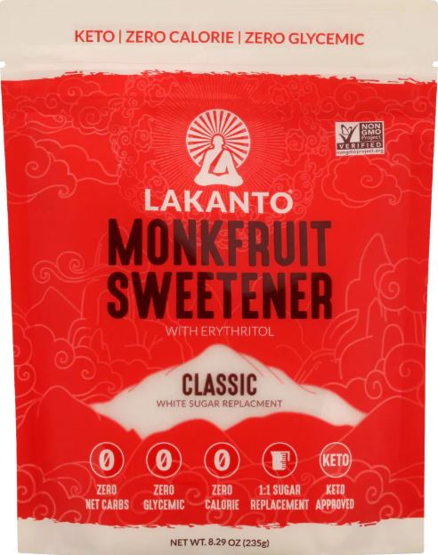 Endulzante de Fruto del Monje 454gr - Lakanto