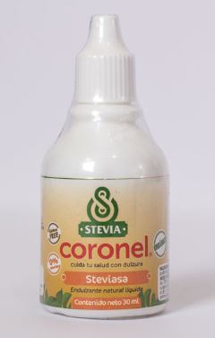 ENDULZANTE STEVIA LIQUIDO FILTRADO STEVIASA 30 ML - CORONEL