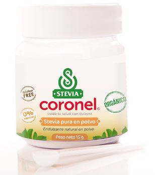 ENDULZANTE STEVIA POLVO 15 GR - CORONEL