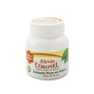 ENDULZANTE STEVIA POLVO 50 GR - CORONEL