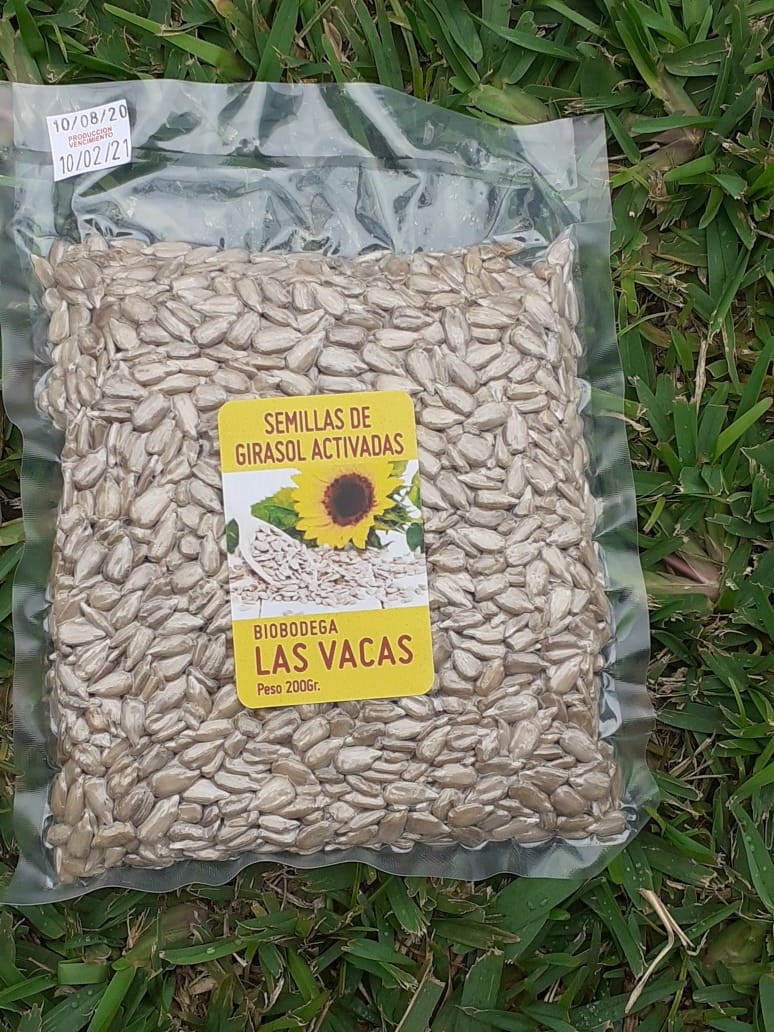 Semillas de Girasol activadas 200gr - Las Vacas
