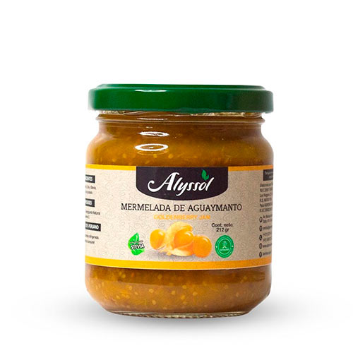 Mermelada de Aguaymanto con Stevia 212 gr - Alyssol