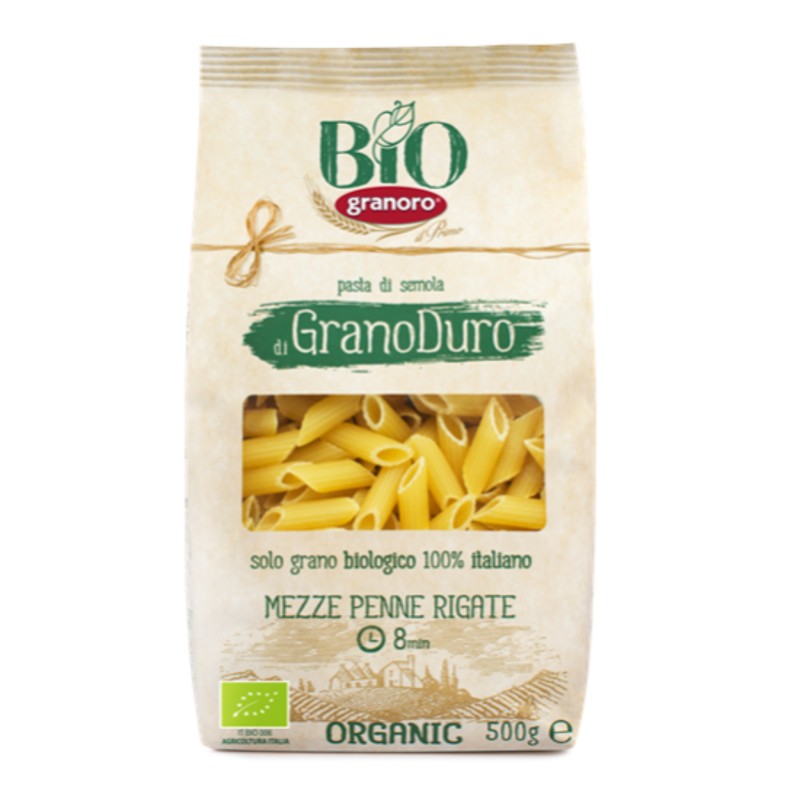 PASTA PENNE INTEGRAL 500 GR - BIO GRANORO - APX