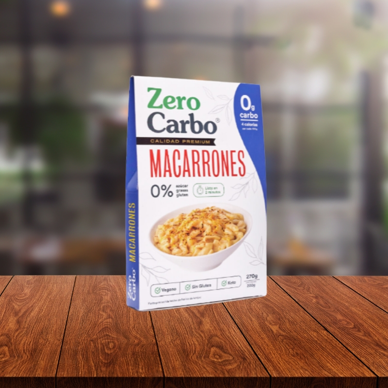 PASTA  MACARRONES KONJAC 270G - ZERO CARBO UND