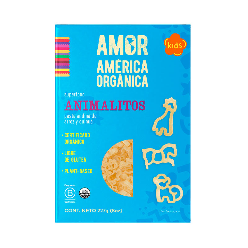 Pasta Andina Animalitos Sin Gluten 227gr - América Orgánica