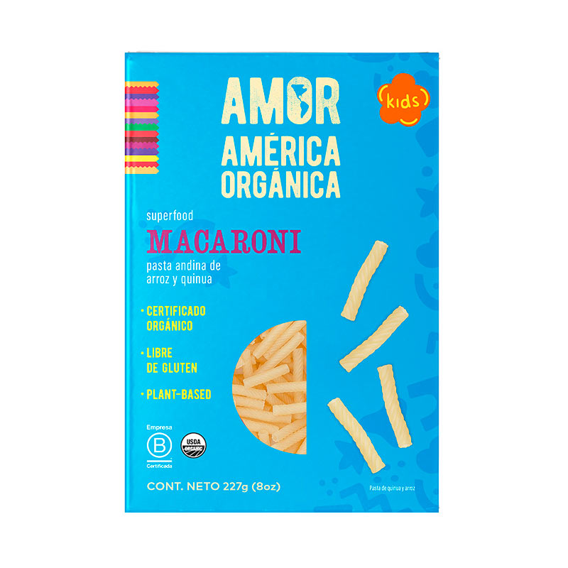 Pasta Andina Macaroni Sin Gluten 227G - América Orgánica