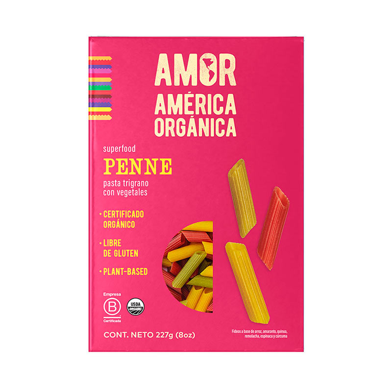 Pasta Trigrano Penne Sin Gluten 227G - América Orgánica