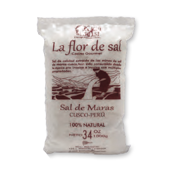 SAL ROSADA GRANO FINO 1 KG - SAL DE LOS INCAS  
