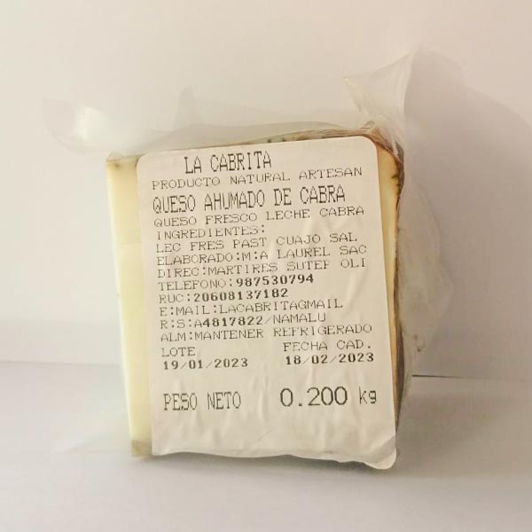 Queso Ahumado 245gr - La Cabrita