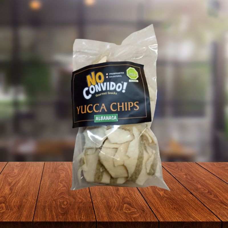 YUCA CHIPS ALBAHACA 70G - NO CONVIDO