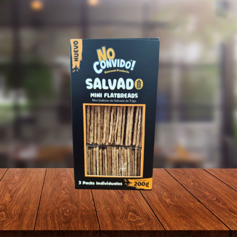 GALLETA MINI FLATBREADS 200G - NO CONVIDO  