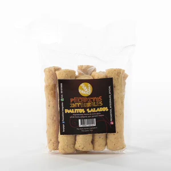 Palitos Salados de Yuca - Pecaditos Integrales