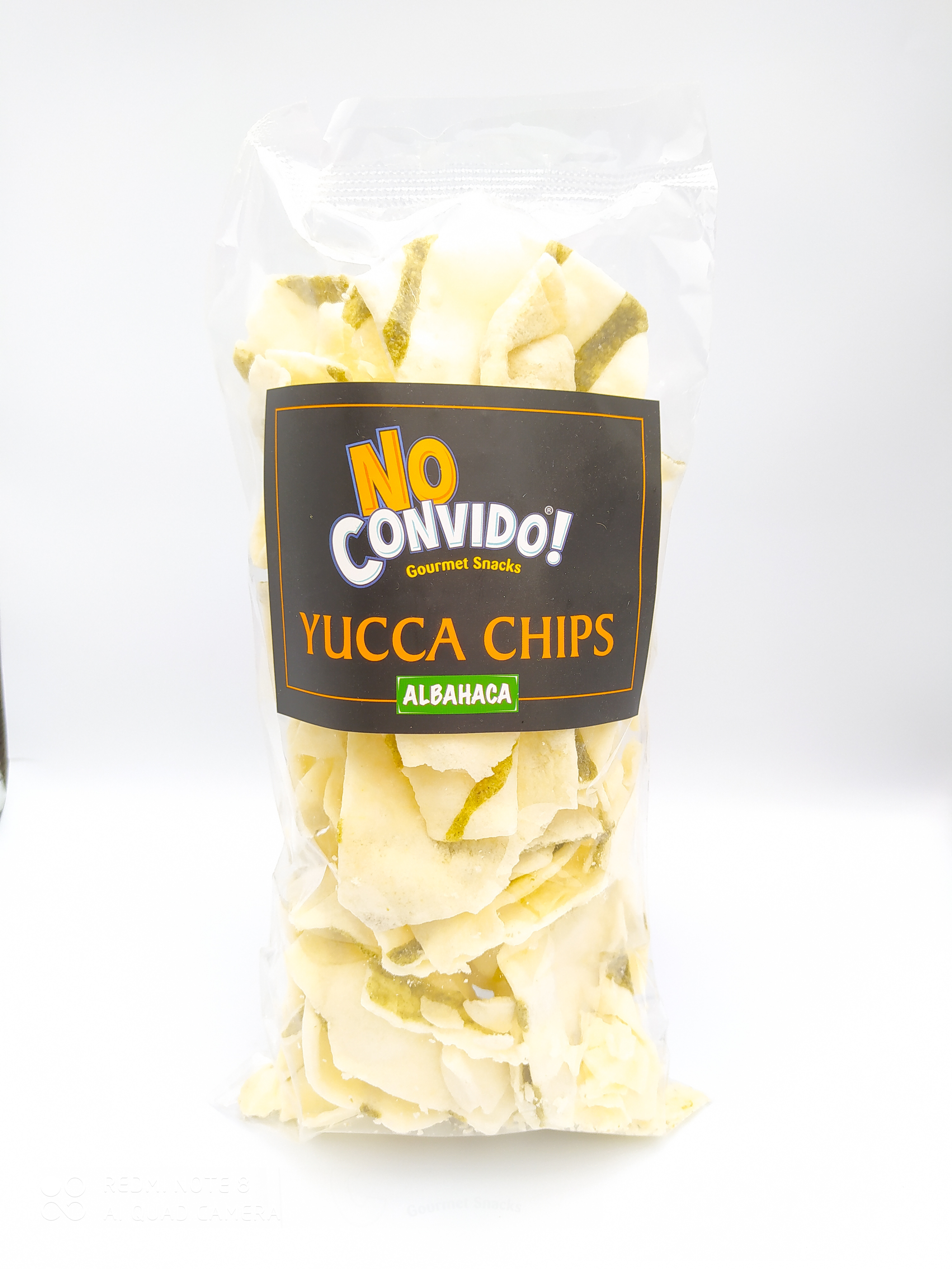 YUCA CHIPS ALBAHACA 140G - NO CONVIDO