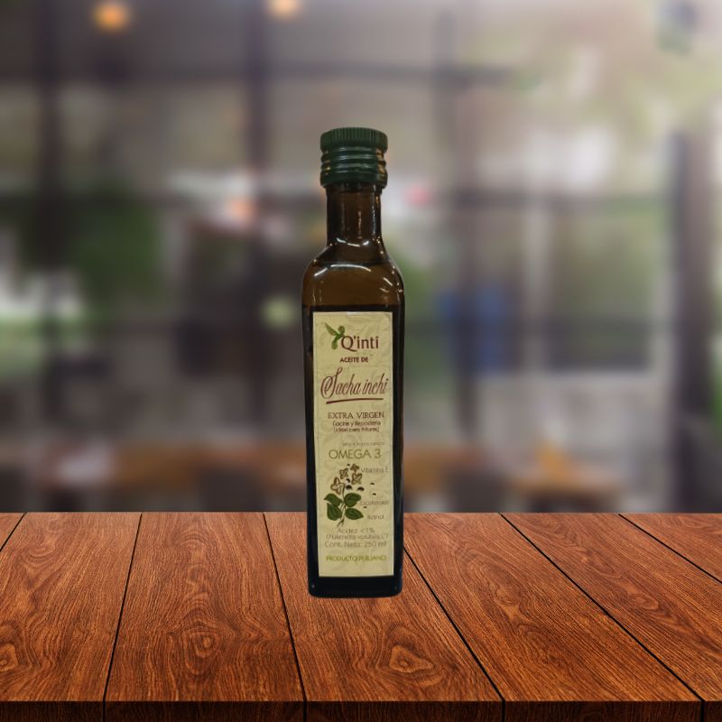 ACEITE SACHA INCHI EXRTA VIRGEN 250ML - QINTI 