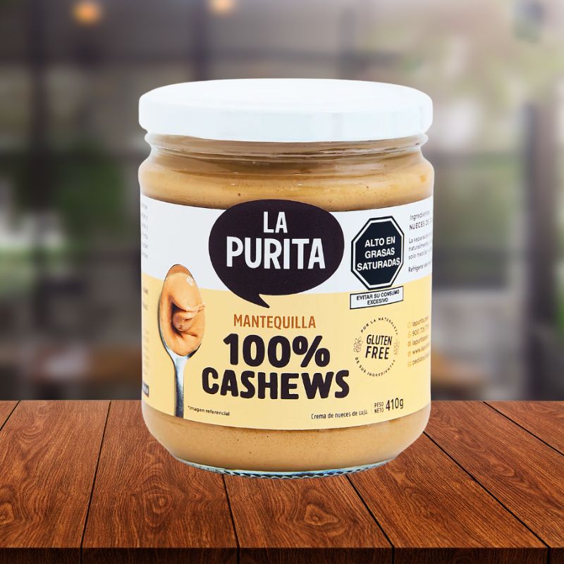 Crema de almendras 410gr - La purita