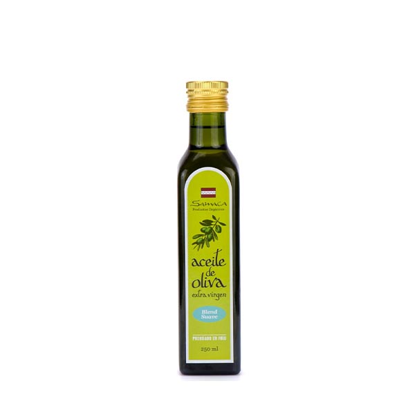 Aceite de oliva orgánico Blend Suave 250ml - Samaca