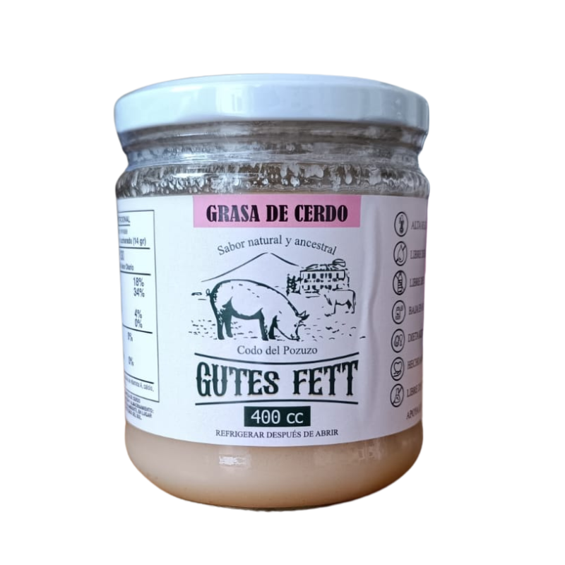 Grasa / manteca de cerdo 400cc - Gutes Fett 