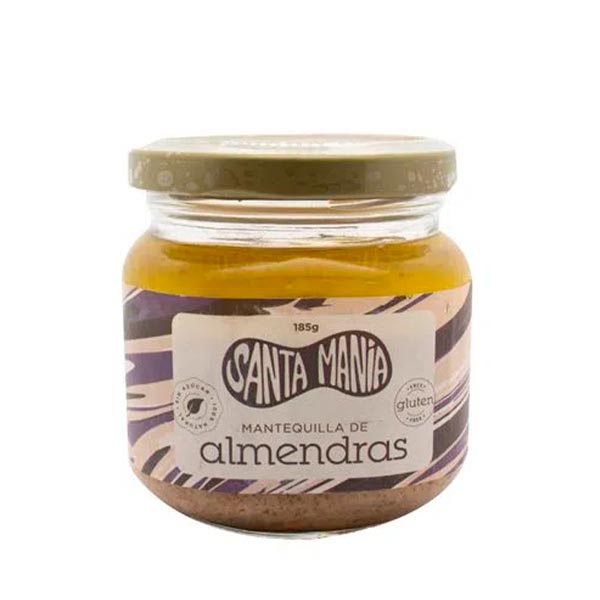 Mantequilla de Almendras 185gr - Santa Manía