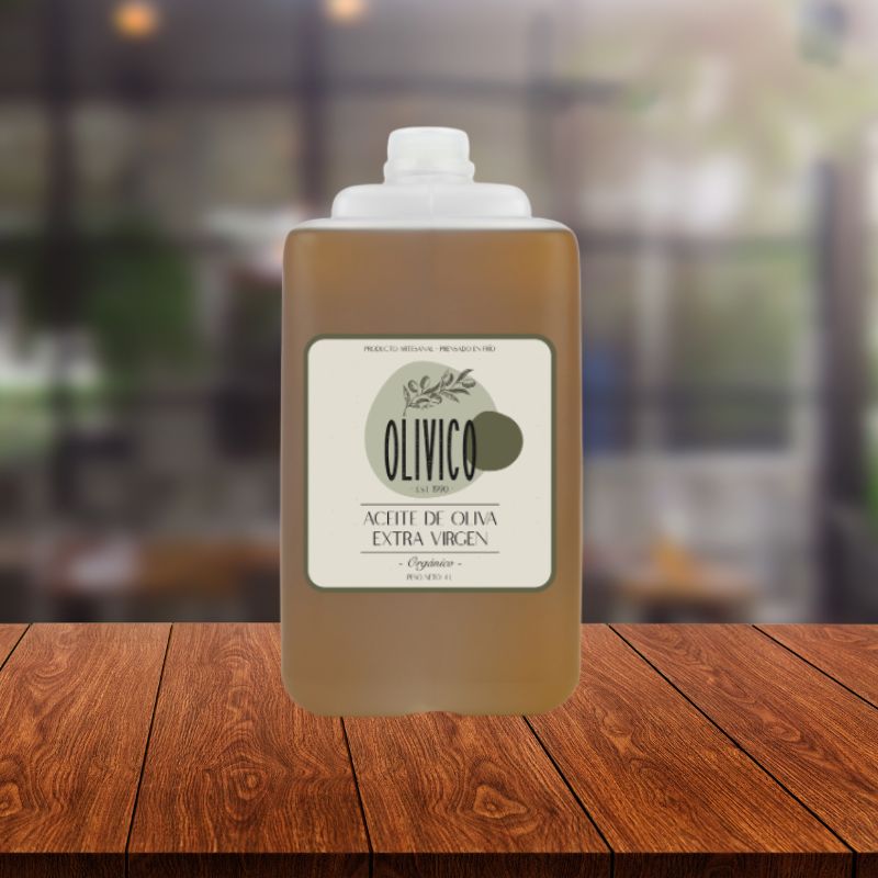 Aceite Oliva Extra Virgen Orgánico 4lt - Olivico