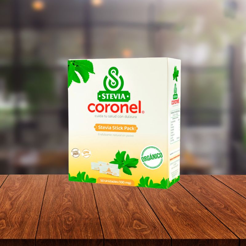 STEVIA PURA POLVO STICK 50 UNID
