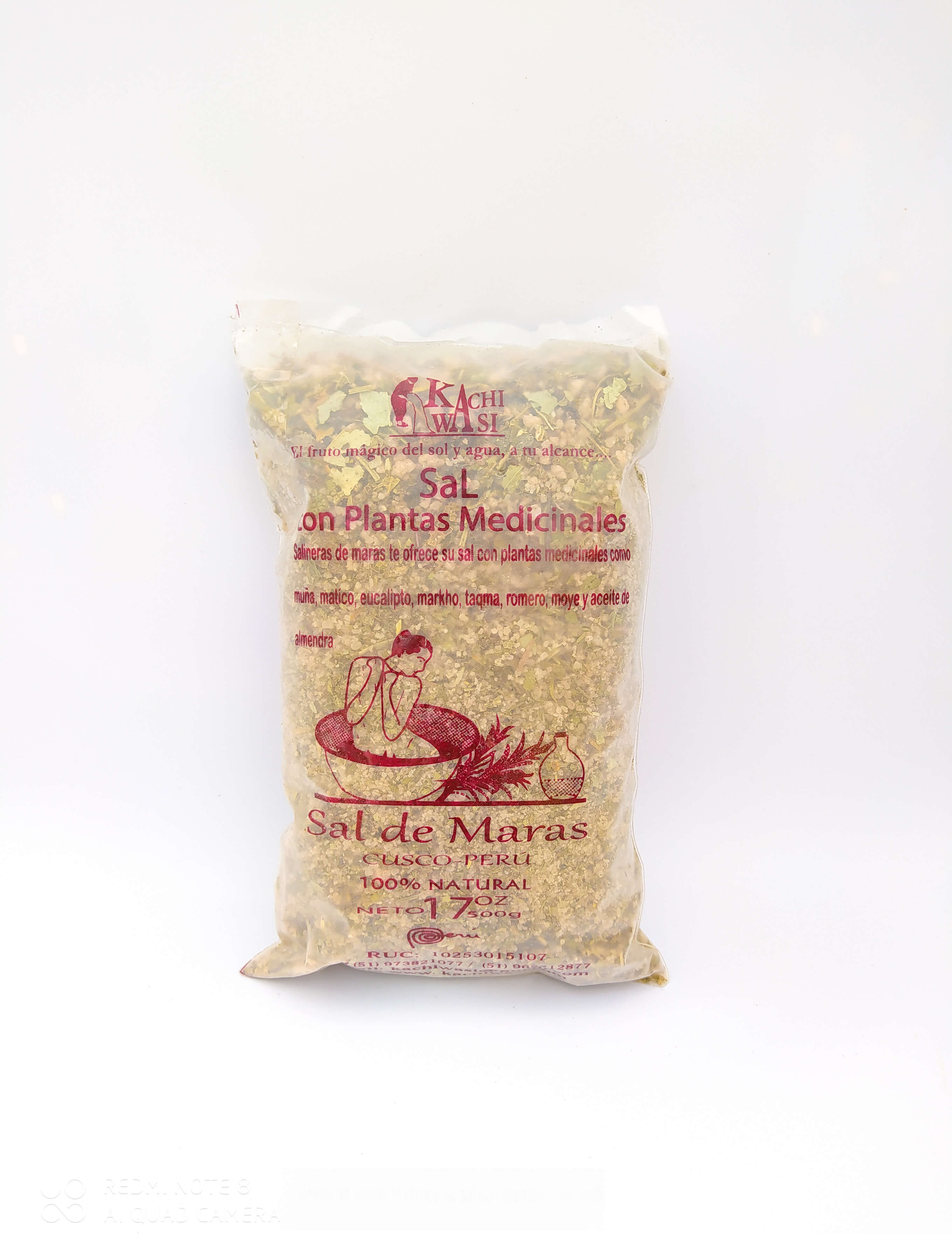 SAL CON PLANTAS MEDICINALES 500 GR - KACHIWASI 
