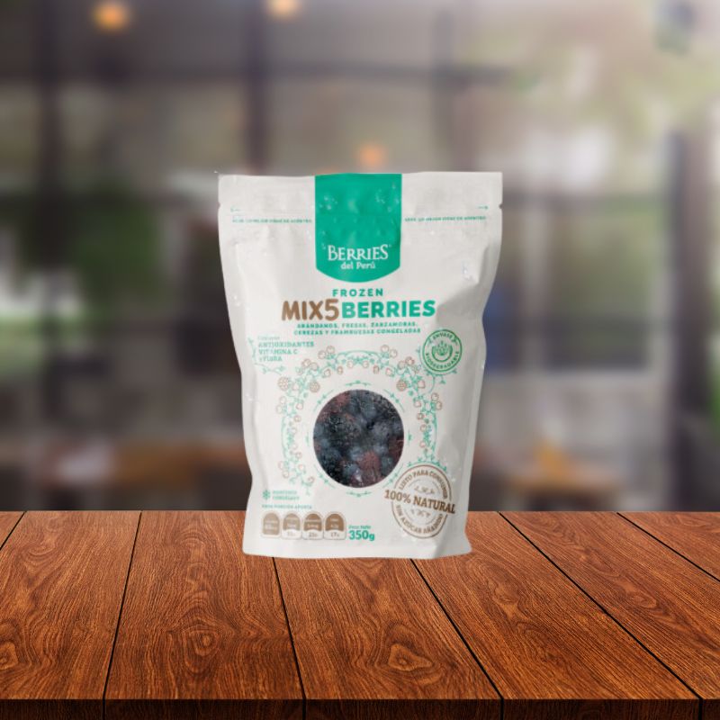 CONGELADO DE MIX 5 BERRIES 350G  - BERRIES DEL PERU