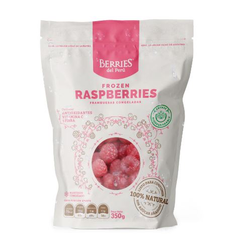 Frambuesa (Congelada)  350gr - Berries del Peru