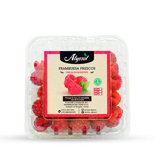 Frambuesas 100gr - Alyssol