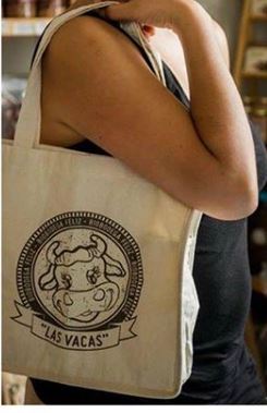 Bolsa Tela Grande - Vacas Felices