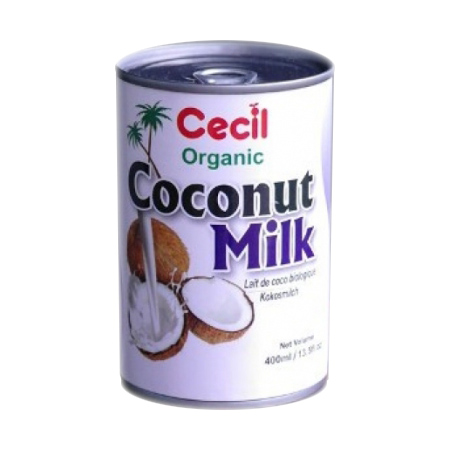 Leche Coco orgánico 400ml - Cecil