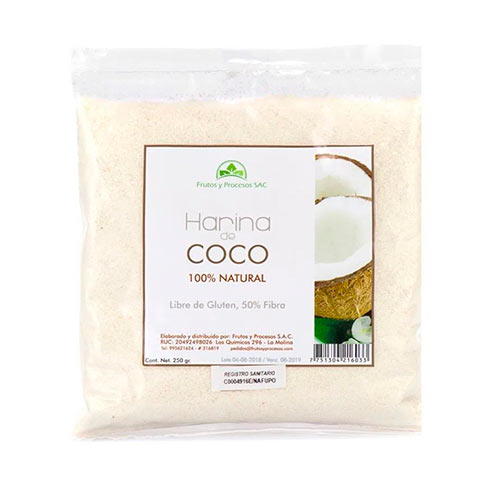 Harina de Coco 250gr - F&P