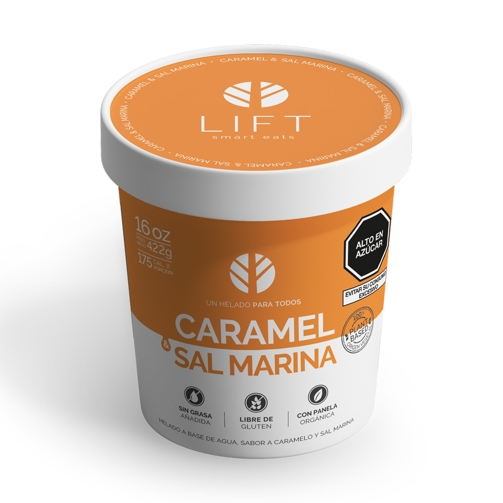 HELADO CARAMEL 16 OZ - LIFT
