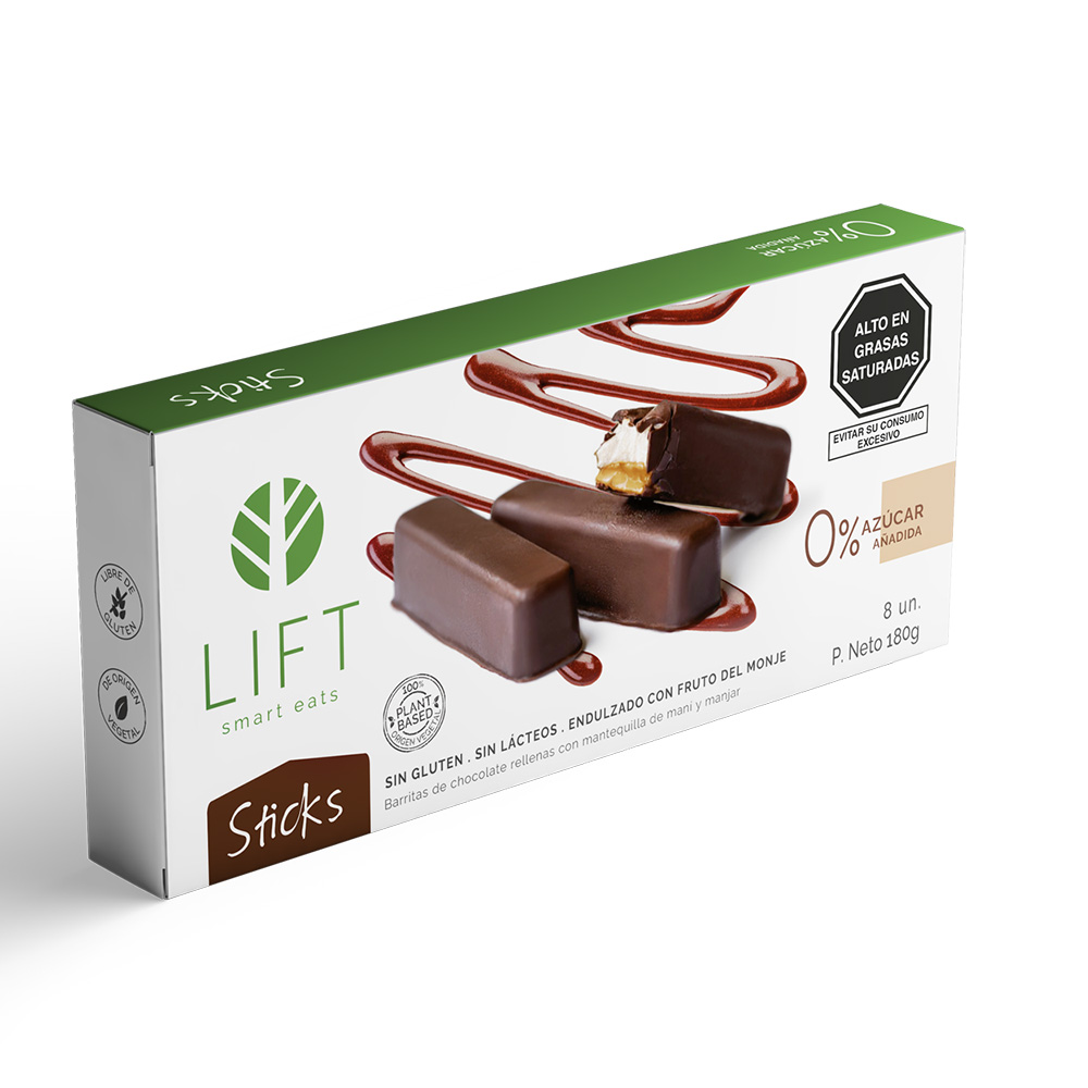 HELADO STICKS CHOCOLATE X 8 UND - LIFT