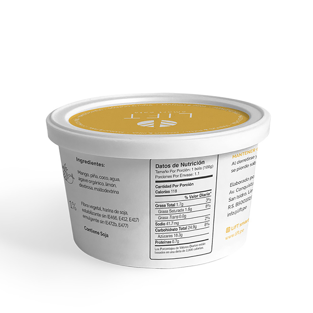 HELADO MANGO 4 OZ - LIFT