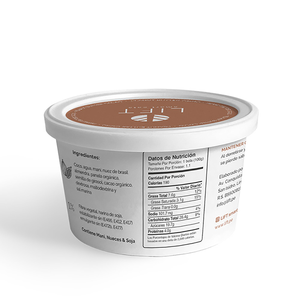 HELADO CACAO 4 OZ - LIFT